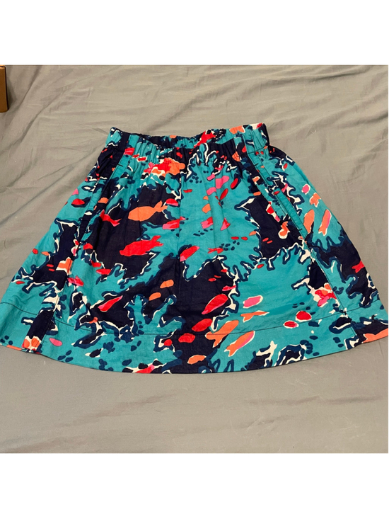 Lilly Pulitzer Dresses & Skirts - Women's Lilly Pulitzer Mini Skirt Size S Blue Pink Patterned coastal preppy